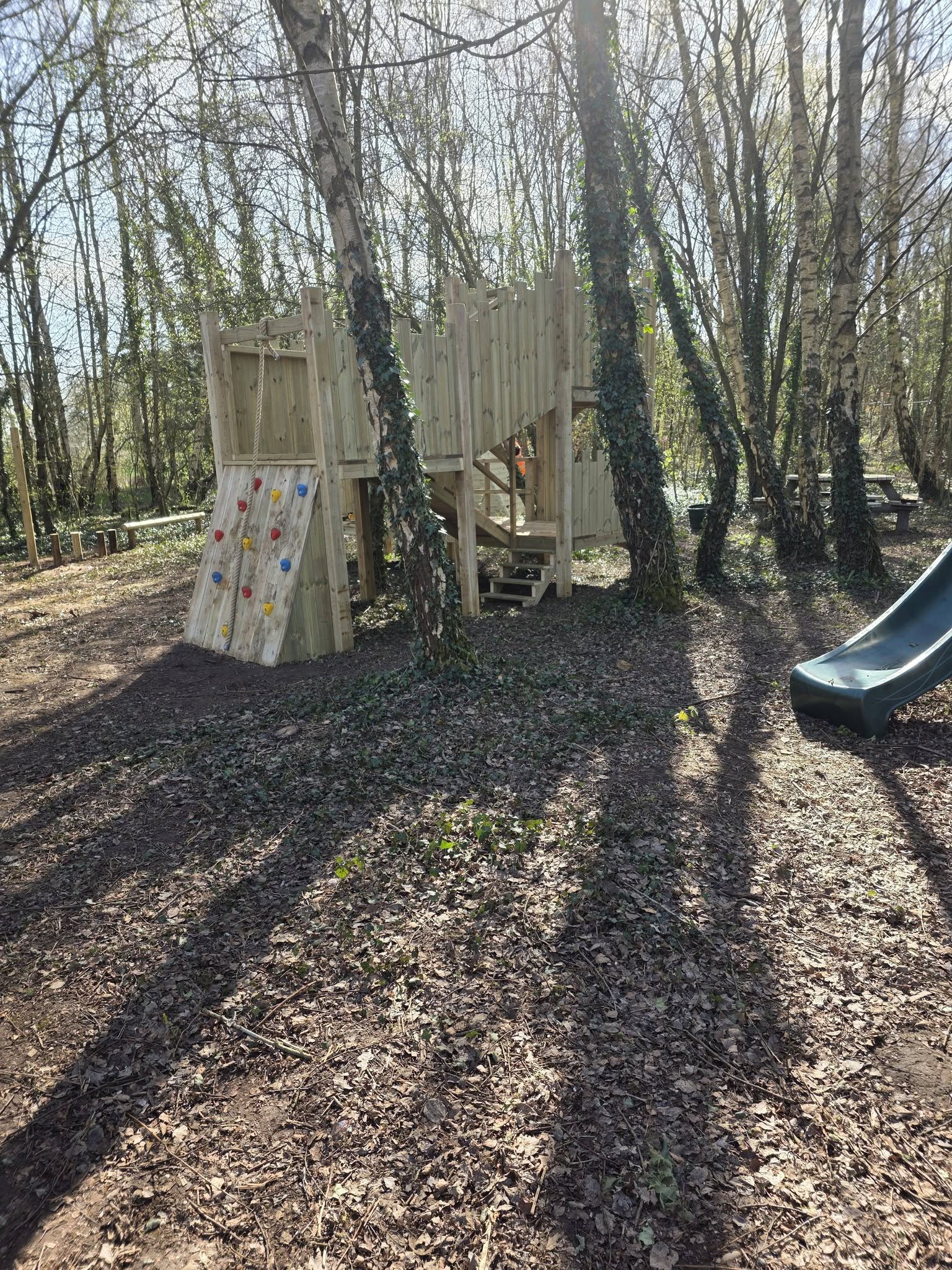 Woodland play area at the centre